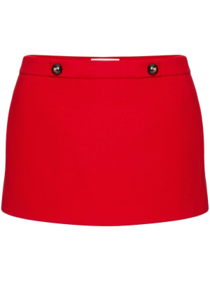 

Rockstud double crepe skort, Valentino Garavani Rockstud double crepe skort