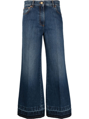 

High-rise wide-leg jeans, Valentino Garavani High-rise wide-leg jeans