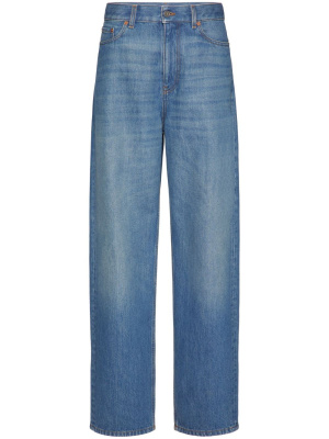 

High-rise wide-leg jeans, Valentino Garavani High-rise wide-leg jeans