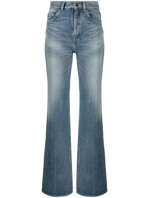 

High-waisted bootcut jeans, Saint Laurent High-waisted bootcut jeans