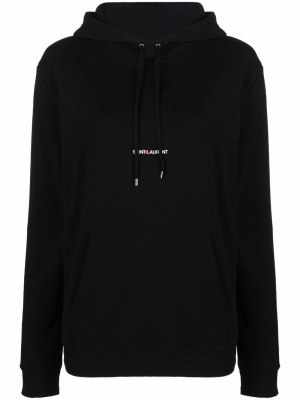 

Logo print hoodie, Saint Laurent Logo print hoodie