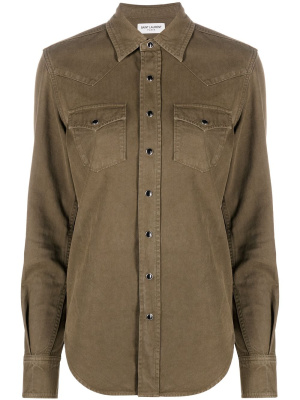 

Snap-fastening western shirt, Saint Laurent Snap-fastening western shirt