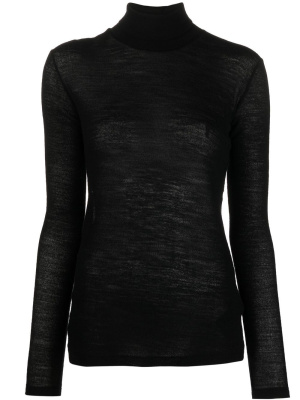

Wool mock-neck top, Saint Laurent Wool mock-neck top