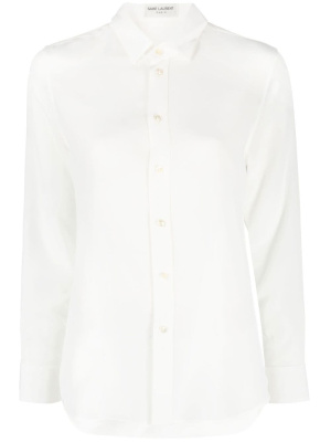 

Classic collar silk shirt, Saint Laurent Classic collar silk shirt