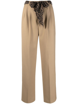 

Silk belt pleated trousers, Saint Laurent Silk belt pleated trousers