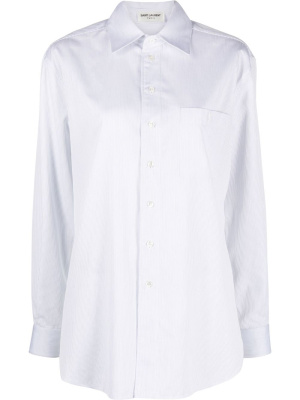 

Long-sleeve button-down shirt, Saint Laurent Long-sleeve button-down shirt