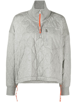 

Quilted half-zip sweatshirt, RLX Ralph Lauren Quilted half-zip sweatshirt