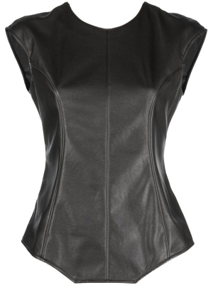 

Panelled tank top, Issey Miyake Panelled tank top