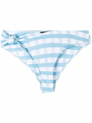 

Gingham check-print bikini bottoms, Jacquemus Gingham check-print bikini bottoms