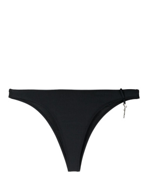 

Logo-charm low-rise bikini bottoms, Jacquemus Logo-charm low-rise bikini bottoms