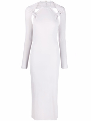 

La robe Nodi knotted cut-out dress., Jacquemus La robe Nodi knotted cut-out dress.