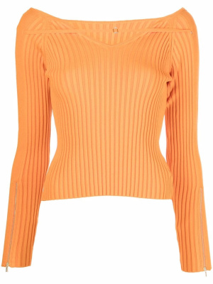 

La Maille Oro ribbed top, Jacquemus La Maille Oro ribbed top