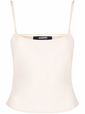 

Spaghetti-strap scoop-neck top, Jacquemus Spaghetti-strap scoop-neck top