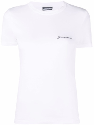 

Logo embroidered T-shirt, Jacquemus Logo embroidered T-shirt