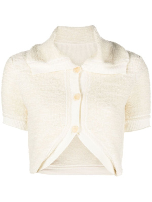

Cropped knitted top, Jacquemus Cropped knitted top