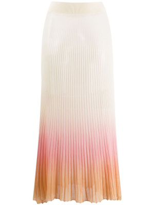 

Helado degradê pleated knitted skirt, Jacquemus Helado degradê pleated knitted skirt