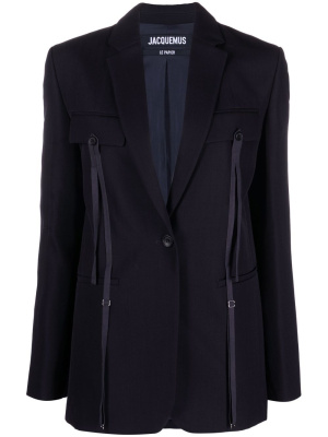 

Tie-front blazer, Jacquemus Tie-front blazer