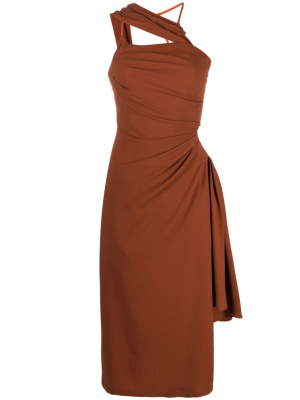 

Abanada draped asymmetric dress, Jacquemus Abanada draped asymmetric dress