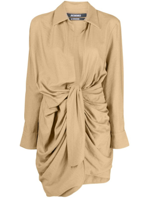 

La robe Bahia draped dress, Jacquemus La robe Bahia draped dress