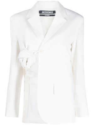 

Baccala asymmetric cropped blazer, Jacquemus Baccala asymmetric cropped blazer