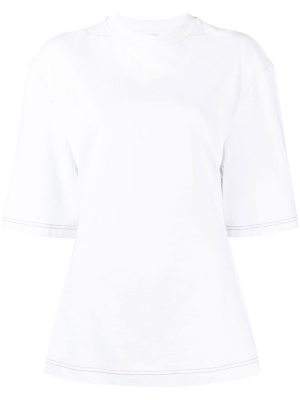 

Contrasting-stitch cotton T-shirt, Jacquemus Contrasting-stitch cotton T-shirt