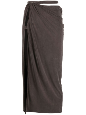 

La jupe Espelho cut-out draped skirt, Jacquemus La jupe Espelho cut-out draped skirt