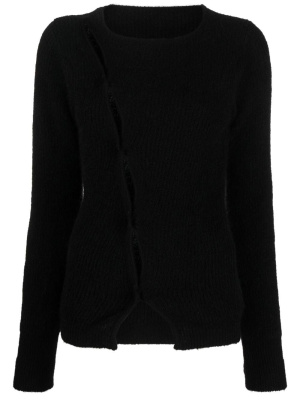 

Pau asymmetric knitted cardigan, Jacquemus Pau asymmetric knitted cardigan