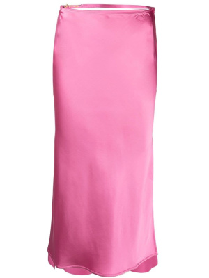 

Logo-plaque strap-detail skirt, Jacquemus Logo-plaque strap-detail skirt