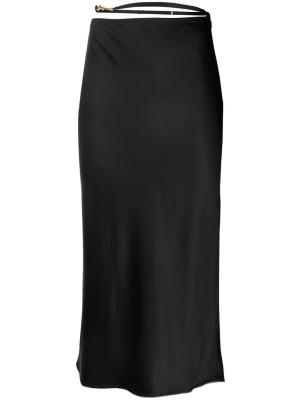 

Strap-detail high-waisted skirt, Jacquemus Strap-detail high-waisted skirt