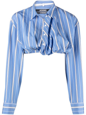 

La Chemise Bahia Courte cropped shirt, Jacquemus La Chemise Bahia Courte cropped shirt