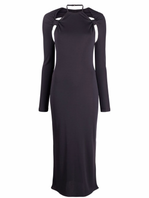 

La robe Nodi knotted cut-out dress, Jacquemus La robe Nodi knotted cut-out dress