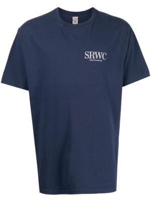 

Logo print cotton T-shirt, Sporty & Rich Logo print cotton T-shirt