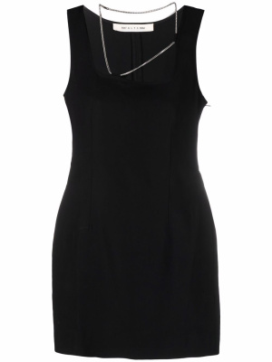 

Chain-trimmed mini dress, 1017 ALYX 9SM Chain-trimmed mini dress