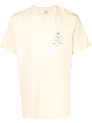 

Logo crew-neck T-shirt, Sporty & Rich Logo crew-neck T-shirt