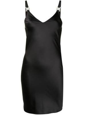 

V-neck buckle-fastening dress, 1017 ALYX 9SM V-neck buckle-fastening dress