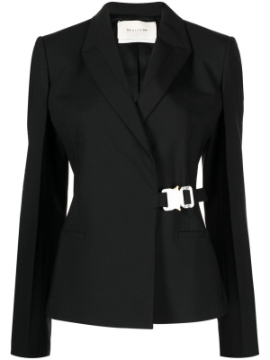 

Buckle-fastening wrap blazer, 1017 ALYX 9SM Buckle-fastening wrap blazer