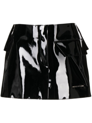 

Faux patent leather mini skirt, 1017 ALYX 9SM Faux patent leather mini skirt