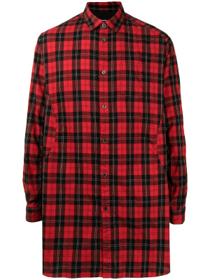 

Check-print cotton shirt, Undercoverism Check-print cotton shirt
