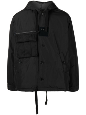 

Patch-pocket hooded jacket, Undercoverism Patch-pocket hooded jacket
