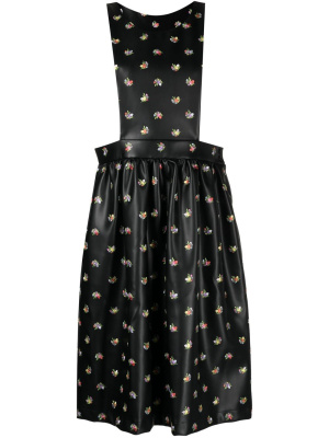 

J floral-print midi skirt, Comme Des Garçons Girl J floral-print midi skirt