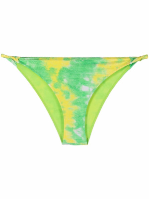 

Tie dye-print bikini bottoms, GANNI Tie dye-print bikini bottoms