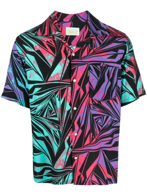 

Geometric-print short-sleeved shirt, Aries Geometric-print short-sleeved shirt