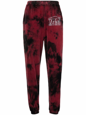 

Velvet tie-dye track pants, Aries Velvet tie-dye track pants