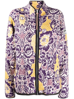 

Floral-pattern zip-up cardigan, Aries Floral-pattern zip-up cardigan