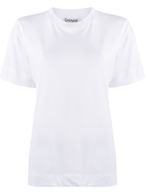 

Crew-neck short-sleeve T-shirt, GANNI Crew-neck short-sleeve T-shirt