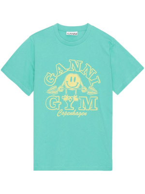 

Gym print T-shirt, GANNI Gym print T-shirt
