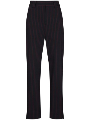 

Stripe pattern slim trousers, GANNI Stripe pattern slim trousers