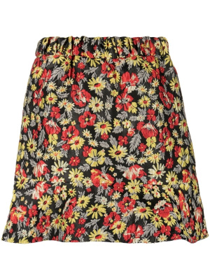 

Floral-print skirt, GANNI Floral-print skirt