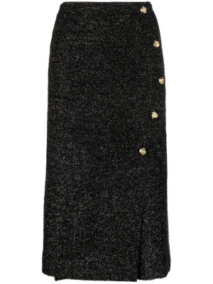 

Sparkle wrap midi skirt, GANNI Sparkle wrap midi skirt