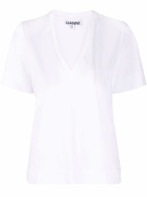 

Logo-print T-shirt, GANNI Logo-print T-shirt